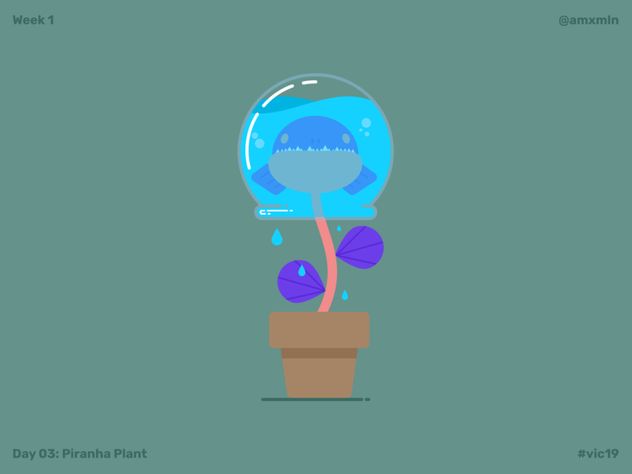 My personal interpretation of a piranha plant